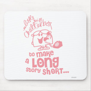 Tapis De Souris Little Miss Chatterbox Long Story Short