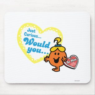 Tapis De Souris Little Miss Curious Valentine's Day Wish