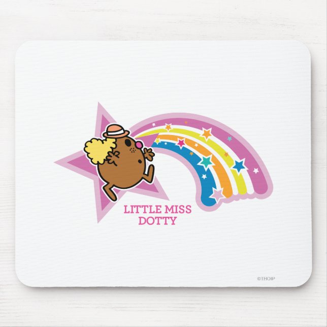 Tapis De Souris Little Miss Dotty | Chasing Rainbows (Devant)