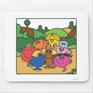 Tapis De Souris Little Miss Groupe D'Amis
