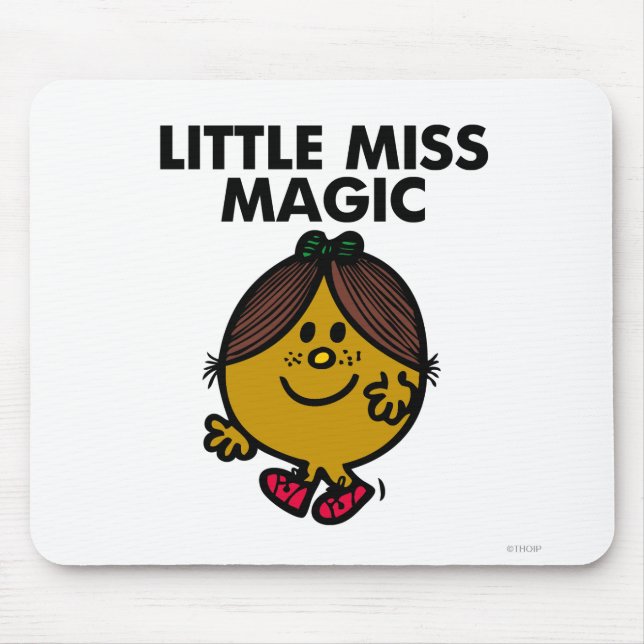 Tapis De Souris Little Miss Magie | Lettres noires (Devant)