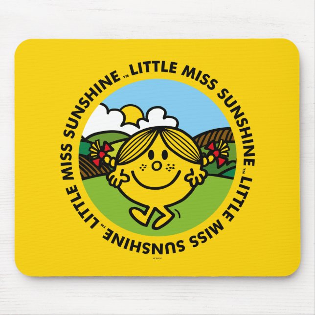 Tapis De Souris Little Miss Sunshine | Cercle solaire (Devant)