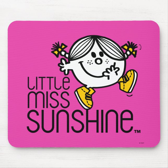Tapis De Souris Little Miss Sunshine Marcher Sur Le Nom Graphique (Devant)