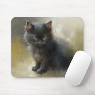 Tapis De Souris Little Shadow Black Kitten