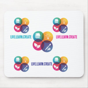 Tapis De Souris Live.Learn.Create Pad de souris