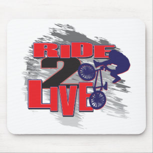 Tapis De Souris Live to Ride Ride Ride to Live