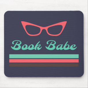 Tapis De Souris Livre Baby avec lunettes oculaires et barres de co
