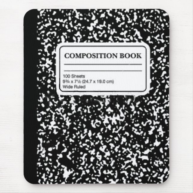 Tapis De Souris Livre de composition/Étudiant-Enseignant (Devant)