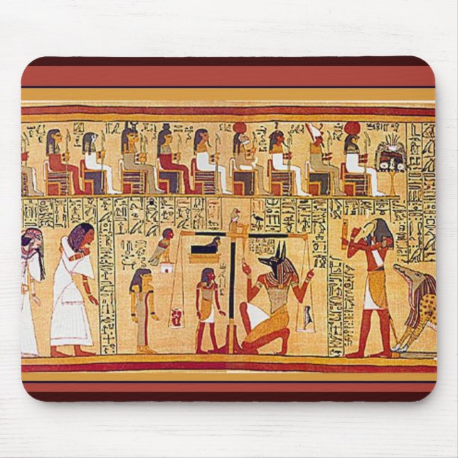 Tapis De Souris Livre égyptien antique des morts (Devant)