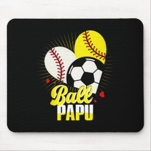 Tapis De Souris Ll Papu Vendez Doux Football Drôle Mignon Noël