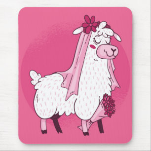 Tapis De Souris Llama Bride