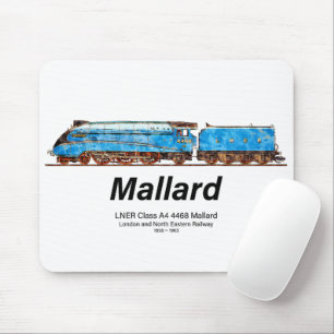 Tapis De Souris LNER Classe A4 4468 Mallard - Loco à vapeur la plu