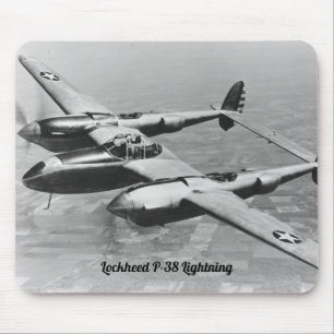 Tapis De Souris Lockheed P-38 Lightning aircraft photograph