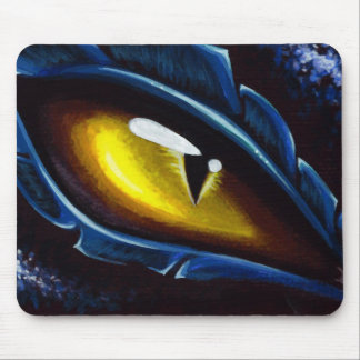 Tapis De Souris L'oeil du dragon bleu