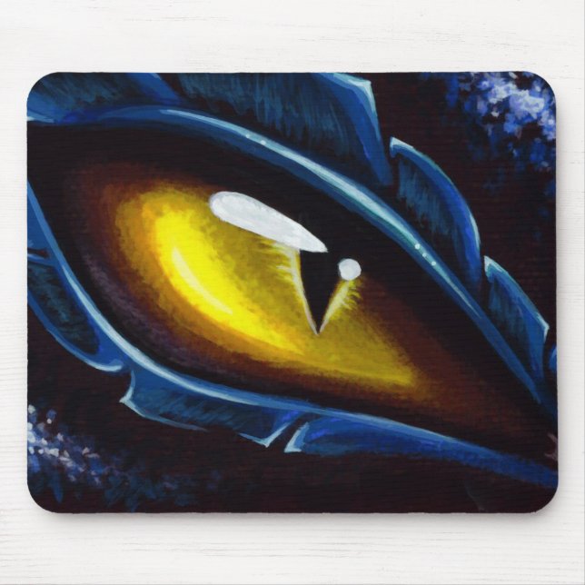 Tapis De Souris L'oeil du dragon bleu (Devant)