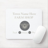 Logo abeille pour boutique de ferme artisanale ou