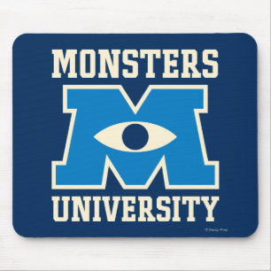 Tapis De Souris Logo bleu de l'université Monsters