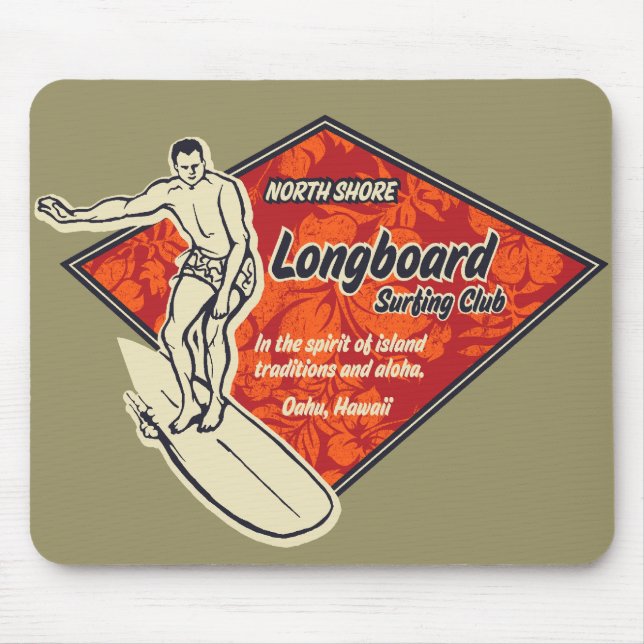 Tapis De Souris Logo Club Surf Mousepad (Devant)