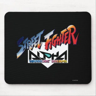 Tapis De Souris Logo d'alpha de Street Fighter