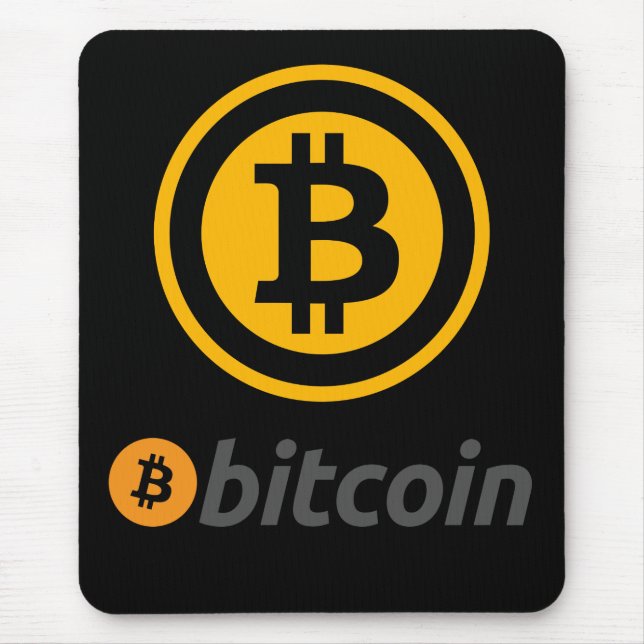 Tapis De Souris Logo de Bitcoin (Devant)