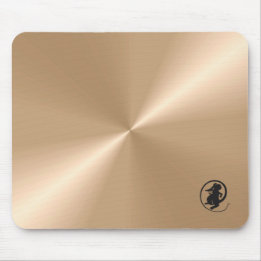 Tapis De Souris Logo de la souris sur Nacre Metallic Mousepad