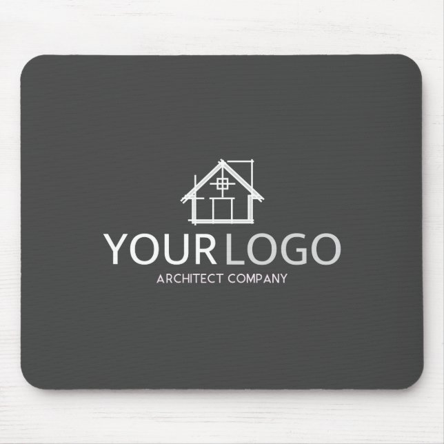 Tapis De Souris Logo de l'entreprise Architect Startup Business (Devant)