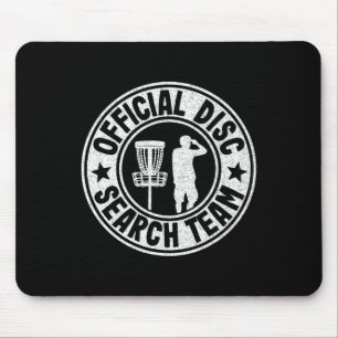 Tapis De Souris Logo de l'équipe officielle de recherche de disque