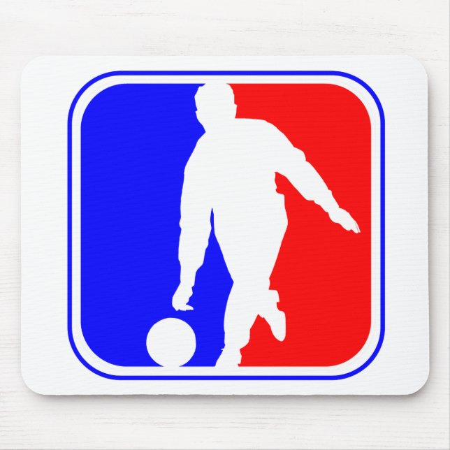 Tapis De Souris Logo de ligue de bowling (Devant)