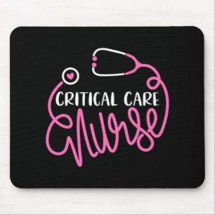 Tapis De Souris Logo de l'infirmière infirmière infirmière infirmi