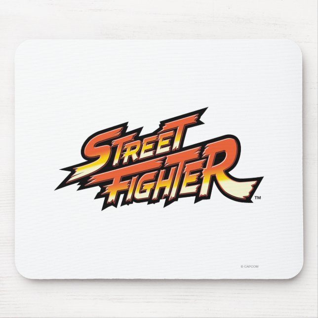 Tapis De Souris Logo de marque de Street Fighter (Devant)