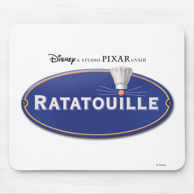 Tapis De Souris Logo de Ratatouille Disney (Devant)