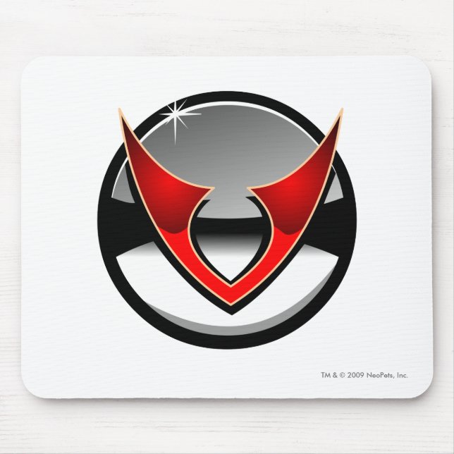 Tapis De Souris Logo de station spatiale de Virtupets d'équipe (Devant)