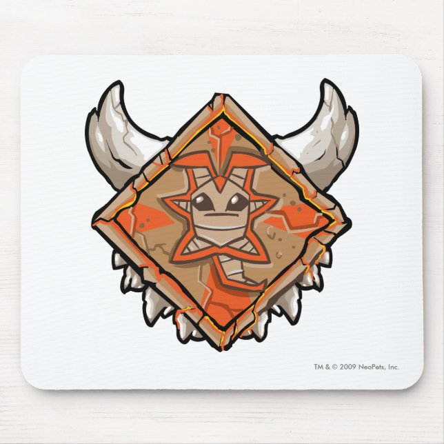 Tapis De Souris Logo de Tyrannia d'équipe (Devant)