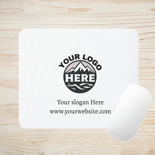 Tapis De Souris Logo d'entreprise Entreprise Marque blanche (Créateur téléchargé)