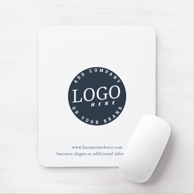 Tapis De Souris Logo d'entreprise et échange d'employés d'entrepri (Avec souris)