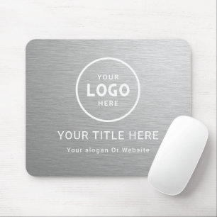 Tapis De Souris Logo d'entreprise minimaliste moderne