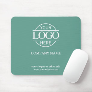 Tapis De Souris Logo d'entreprise promotionnel sarcelle personnali
