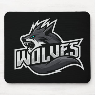 Tapis De Souris Logo des loups