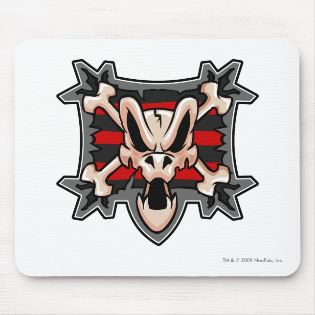Tapis De Souris Logo d'île de Krawk d'équipe (Devant)