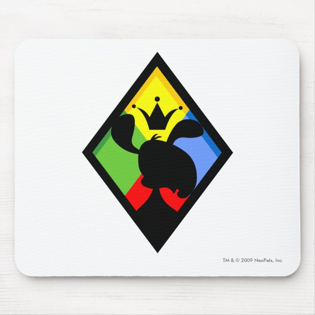 Tapis De Souris Logo d'île de Roo d'équipe (Devant)