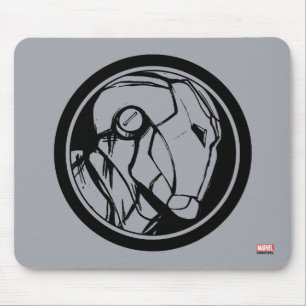 Tapis De Souris Logo du profil d'Iron Man