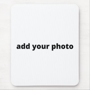 Tapis De Souris logo monogramme simple minimaliste élégant perso