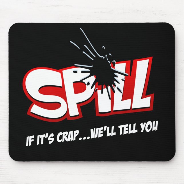 Tapis De Souris Logo Mousepad de flaque (Devant)