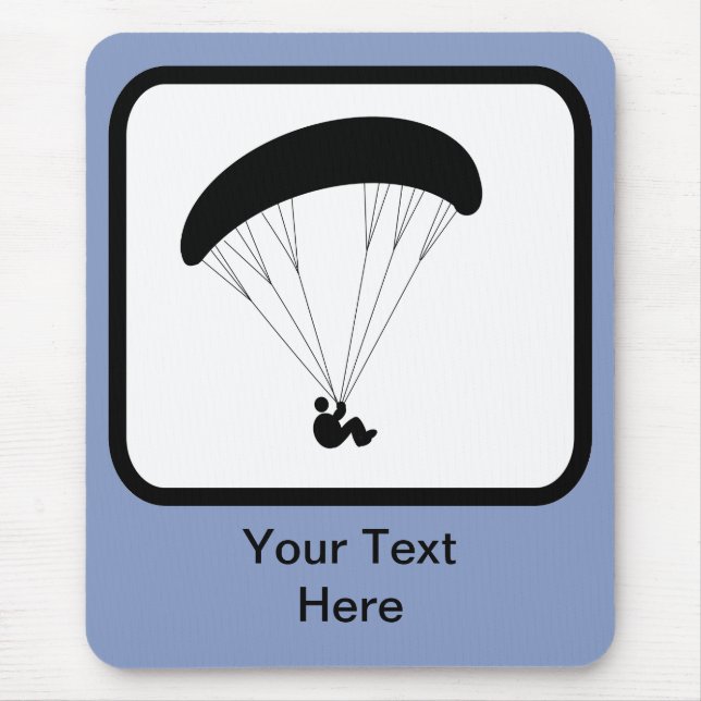 Tapis De Souris Logo Paraglider personnalisable (Devant)