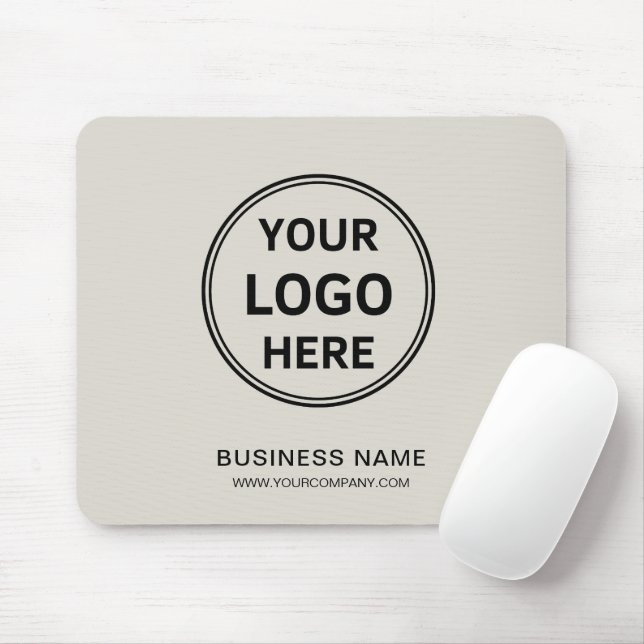 Tapis De Souris Logo Personnalisé Moderne Entreprise (Avec souris)