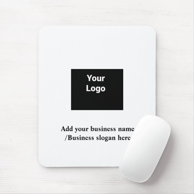 Tapis De Souris Logo personnalisé simple et élégant ici souris d'e (Avec souris)
