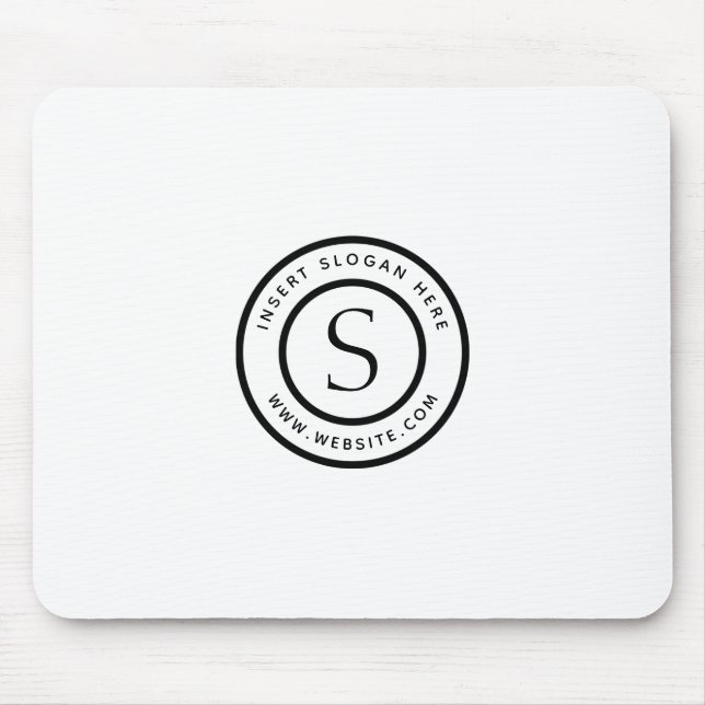 Tapis De Souris Logo Professional Plain Simple Modern (Devant)