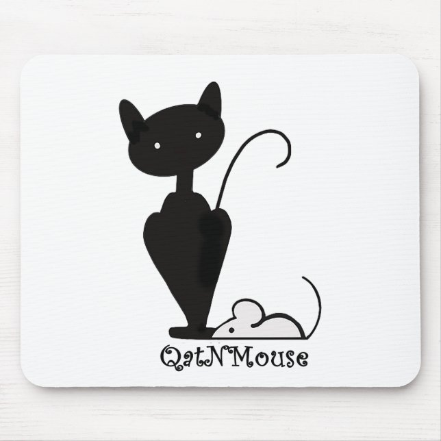 Tapis De Souris Logo QatNMouse Mousepad (Devant)