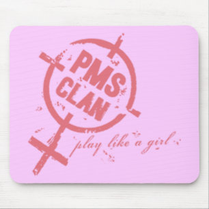Tapis De Souris Logo rose de PMS Mousepad-
