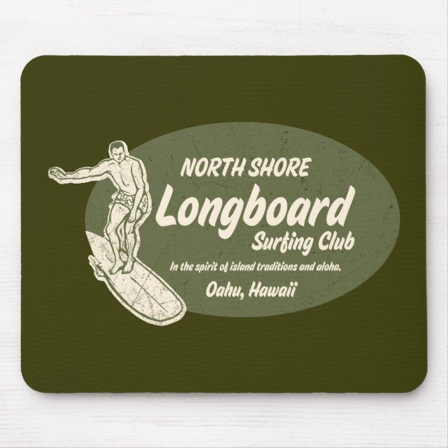 Tapis De Souris Logo surfant Mousepad de club (Devant)